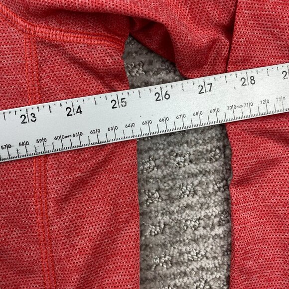 Eddie Bauer Running Shirt Free Dry Long Sleeve Men XL Orange Breathable Meshed - Picture 8 of 9